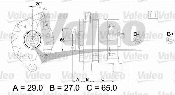 Генератор VALEO 436250