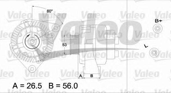 Генератор VALEO 437425