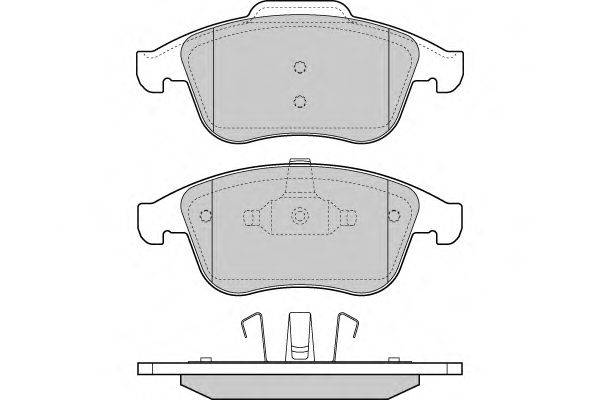 Комплект тормозных колодок, дисковый тормоз E.T.F. 12-1431