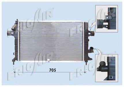 Радиатор, охлаждение двигателя FRIGAIR 0107.3089
