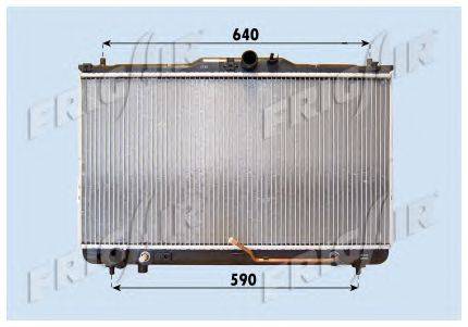 Радиатор, охлаждение двигателя FRIGAIR 0128.3092