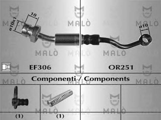 Тормозной шланг MALÒ 80771