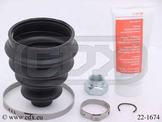 Комплект пылника, приводной вал CDX 221674