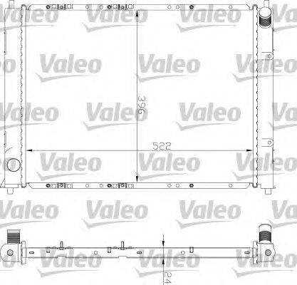 Радиатор, охлаждение двигателя VALEO 734354