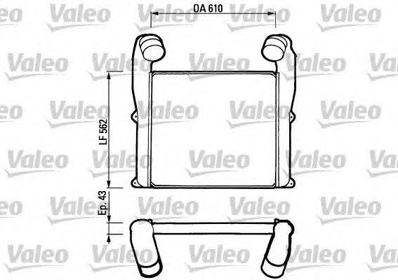 Интеркулер VALEO 816784