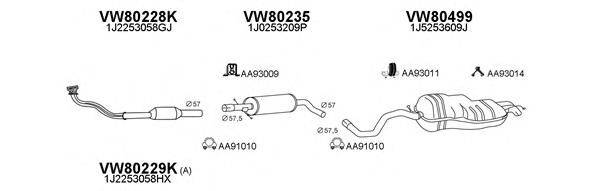 Система выпуска ОГ VENEPORTE 800478