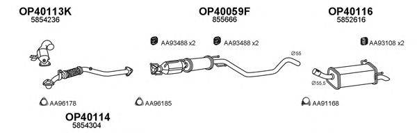 Система выпуска ОГ VENEPORTE 400527