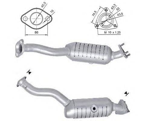 Катализатор MAGNAFLOW 63006