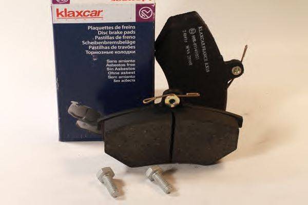Комплект тормозных колодок, дисковый тормоз KLAXCAR FRANCE 24841
