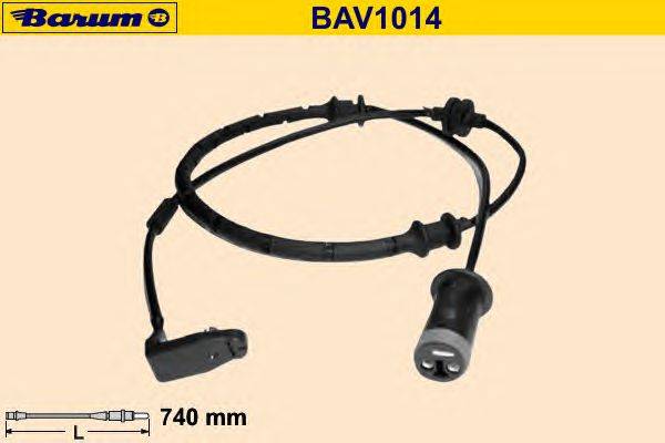 Сигнализатор, износ тормозных колодок BARUM BAV1014