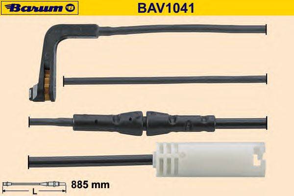 Сигнализатор, износ тормозных колодок BARUM BAV1041