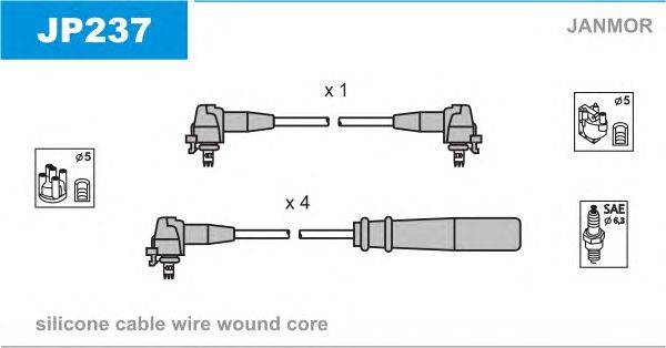 Комплект проводов зажигания JANMOR JP237