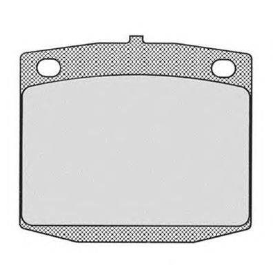Комплект тормозных колодок, дисковый тормоз RAICAM 227.0