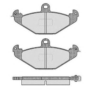 Комплект тормозных колодок, дисковый тормоз RAICAM 20423