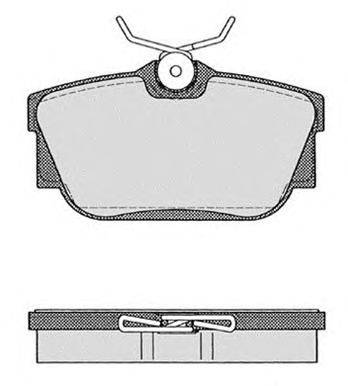 Комплект тормозных колодок, дисковый тормоз RAICAM 7931