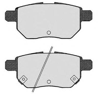 Комплект тормозных колодок, дисковый тормоз RAICAM 18640
