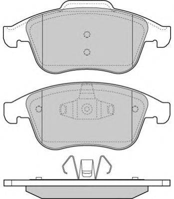 Комплект тормозных колодок, дисковый тормоз FREMAX FBP-1581