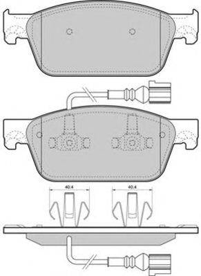 Комплект тормозных колодок, дисковый тормоз FREMAX FBP1672