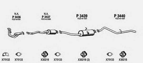 Система выпуска ОГ FENNO MA105