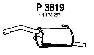 Глушитель выхлопных газов конечный MTS 60678