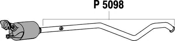 Труба выхлопного газа FENNO P5098