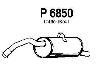 Глушитель выхлопных газов конечный FENNO P6850