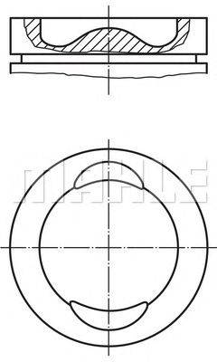 Поршень PERFECT CIRCLE 56 01808 0