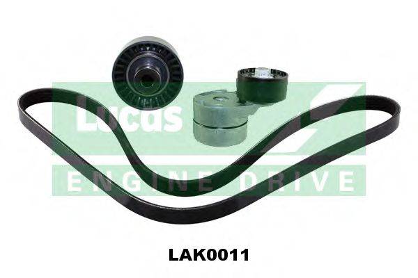 Поликлиновой ременный комплект LUCAS ENGINE DRIVE LAK0011
