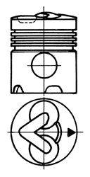 Поршень KOLBENSCHMIDT 92834600
