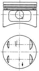 Поршень KOLBENSCHMIDT 94422620