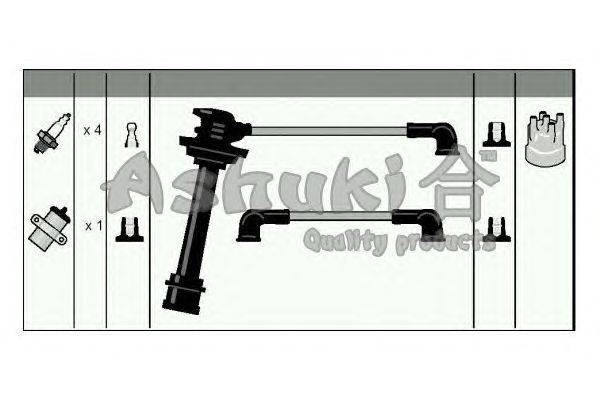 Комплект проводов зажигания ASHUKI T00658