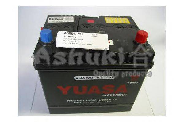 Стартерная аккумуляторная батарея ASHUKI A56068YC