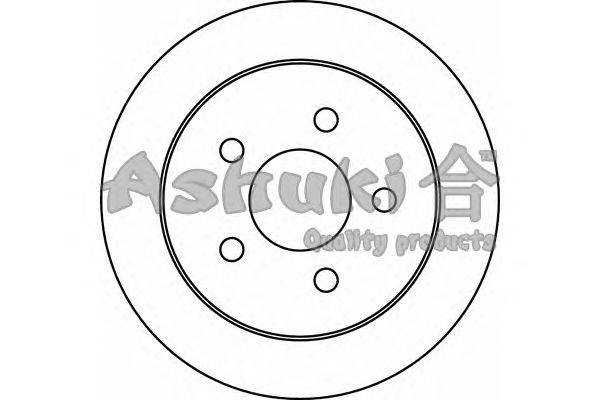 Тормозной диск ASHUKI QC1010