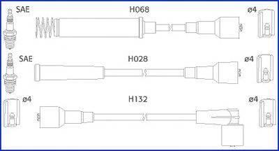 Комплект проводов зажигания HÜCO 134217