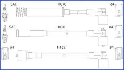 Комплект проводов зажигания HÜCO 134226