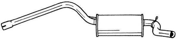 Глушитель выхлопных газов конечный SIGAM 53601
