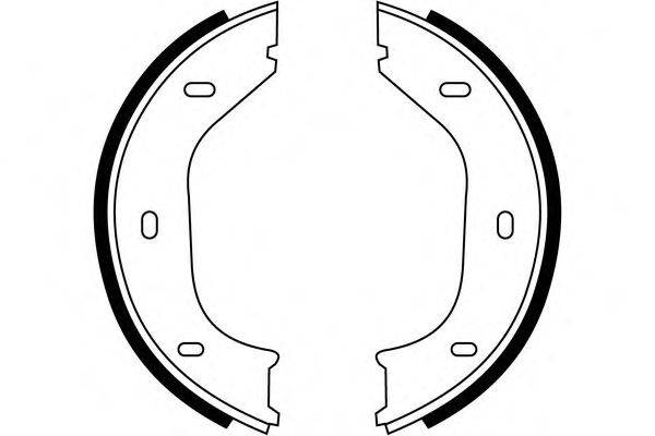 Комплект тормозных колодок, стояночная тормозная система SIMER S067