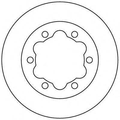 Тормозной диск SIMER D2096