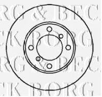 Тормозной диск BORG & BECK BBD4095