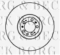 Тормозной диск BORG & BECK BBD4873