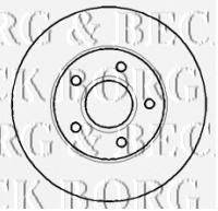 Тормозной диск BORG & BECK BBD5067