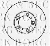 Тормозной диск BORG & BECK BBD5763S