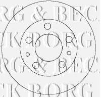 Тормозной диск BORG & BECK BBD5770S