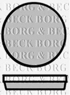 Комплект тормозных колодок, дисковый тормоз BORG & BECK BBP1314