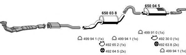 Система выпуска ОГ ERNST 210097