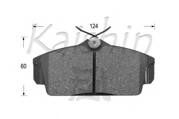 Комплект тормозных колодок, дисковый тормоз KAISHIN FK1230