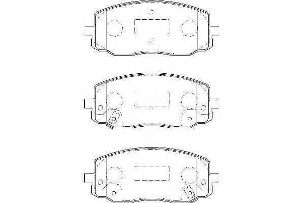 Комплект тормозных колодок, дисковый тормоз WAGNER WBP24275A