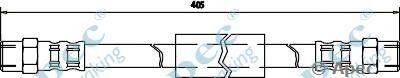 Тормозной шланг APEC braking HOS3625