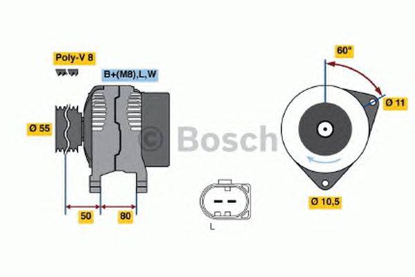 Генератор BOSCH 0 124 325 052