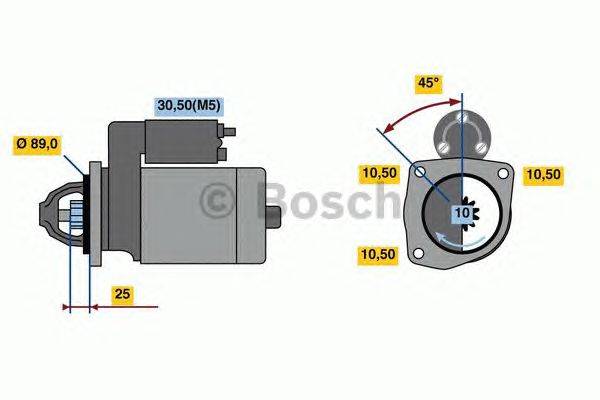 Стартер BOSCH 2299